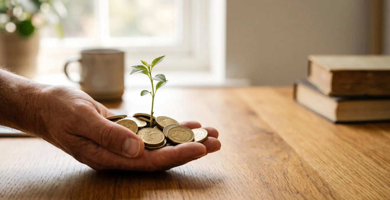 Illustration symbolique d'une croissance financière protégée, évoquant la fiscalité douce de l'assurance-vie lors d'un retrait